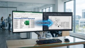 Synchronisez vos tableaux avec la liaison de données Excel DraftSight